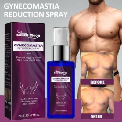 Gynecomastia Breast Reduction Massage Oil Chest Fat Burner Tightening Spray